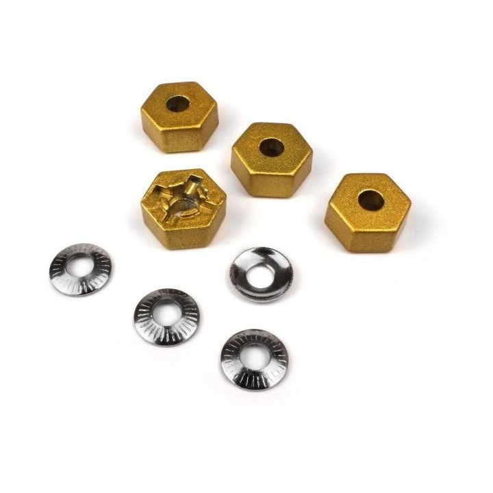 Set kovových 12mm unašečů kol
