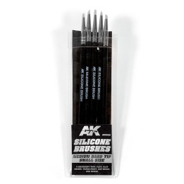 SILICONE BRUSHES MEDIUM TIP SMALL (5 SILICONE PENCILS)