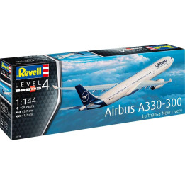 Plastic ModelKit letadlo 03816 - Airbus A330-300 - Lufthansa "New Livery" (1:144)