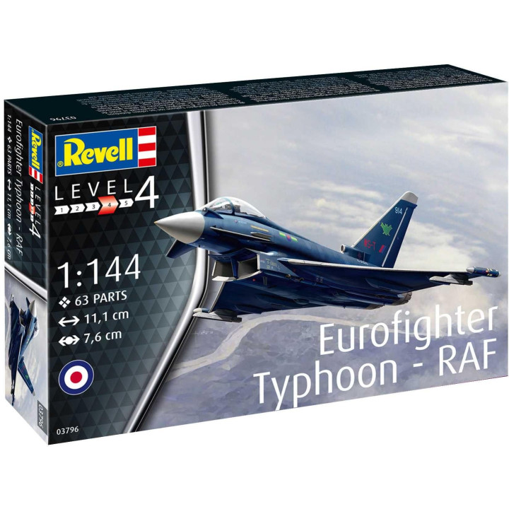 Plastic ModelKit letadlo 03796 - Eurofighter Typhoon - RAF (1:144)
