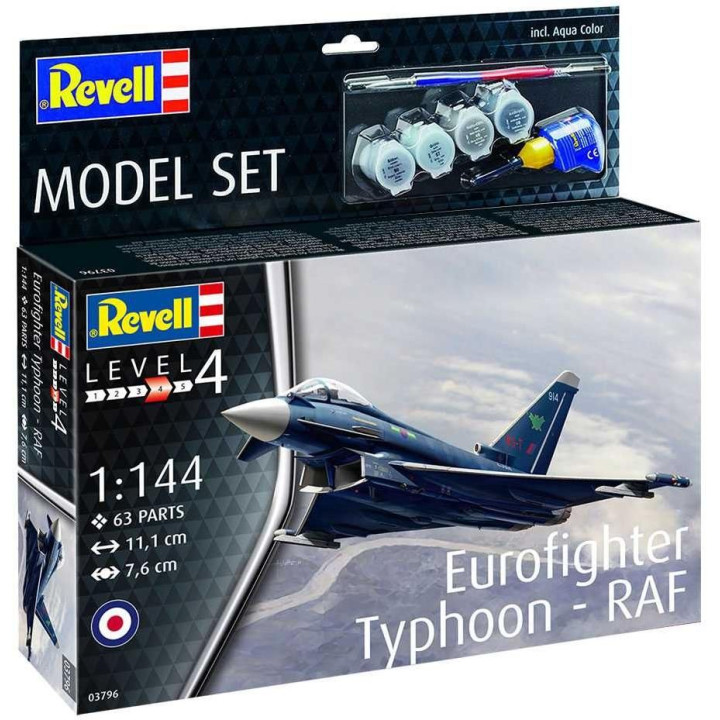 ModelSet letadlo 63796 - Eurofighter Typhoon - RAF (1:144)