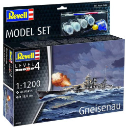 ModelSet loď 65181 - Battleship Gneisenau (1:1200)