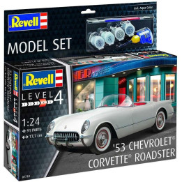 ModelSet auto 67718 - '53 Chevrolet® Corvette® Roadster (1:24)