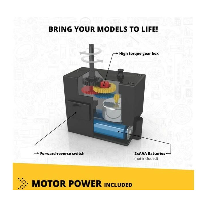 Engino Creative Builder 120 modelů + motor
