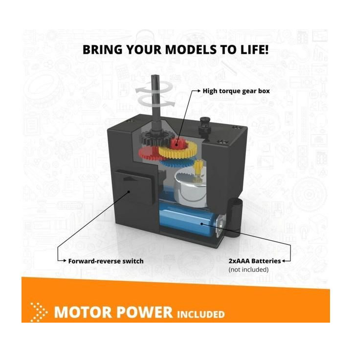 Engino Creative Builder 50 modelů + motor