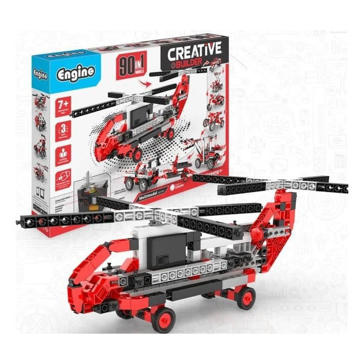 Engino Creative Builder 90 modelů + motor