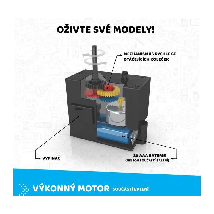 Engine Creative Engineering 40 modelů Master + motor