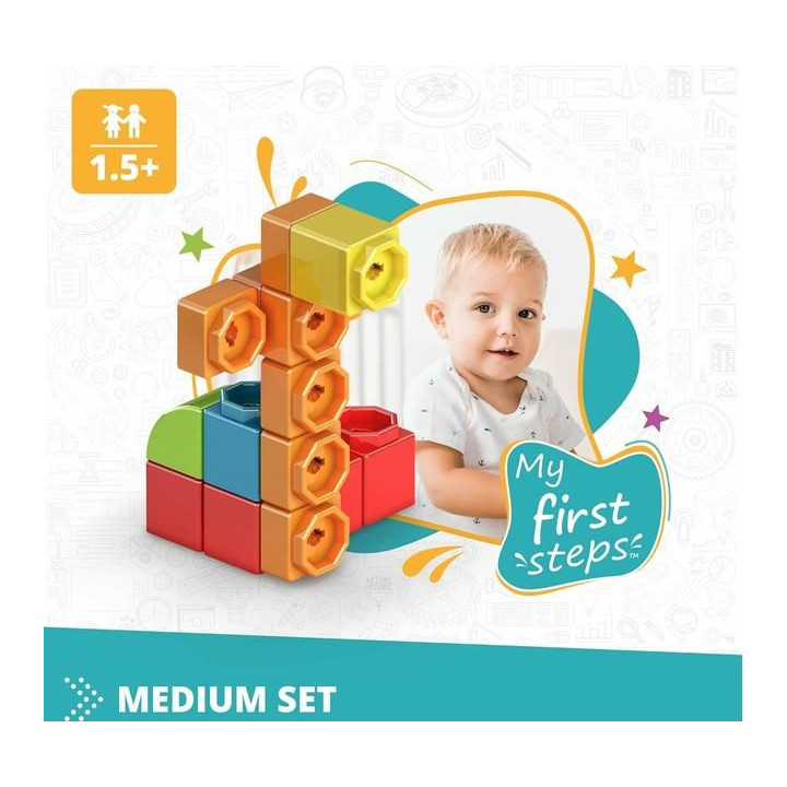Engino Baby Qboidz Moje první kroky - střední set