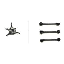 MODSTER BO-105: Swashplate and control rods 291333
