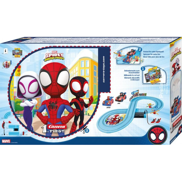 Autodráha Carrera FIRST - 63049 Spidey Web Spin