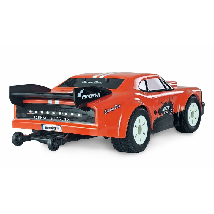 Amewi DR1.6 Drag Racer brushed 4WD 1:16 RTR oranžový