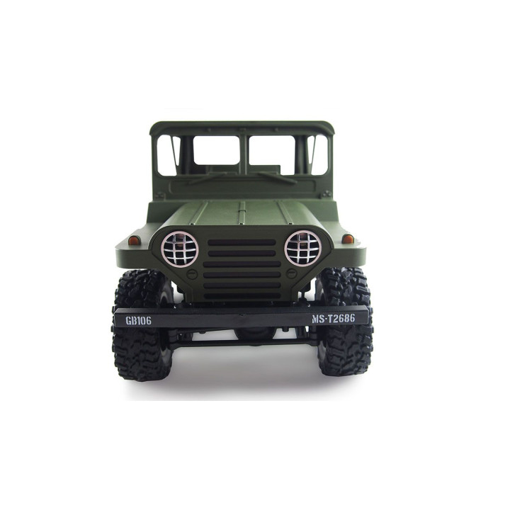 Amewi Americké vojenské terénne vozidlo 1:14 4WD RTR, vojenská zelená