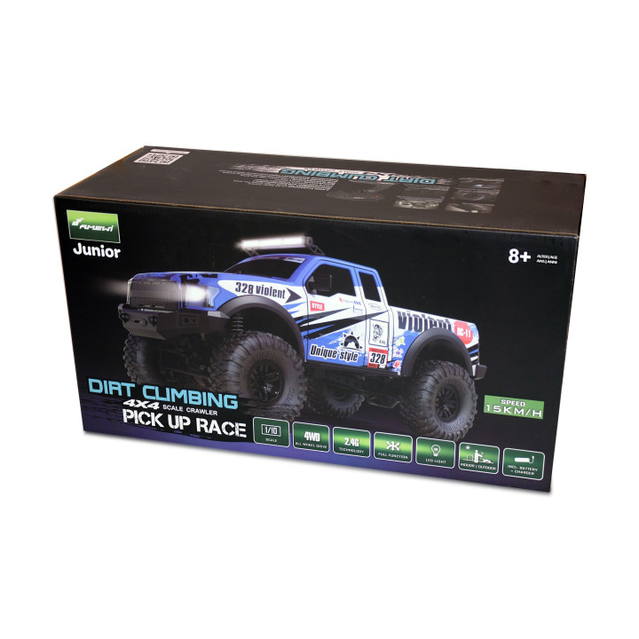 Amewi Dirt Climbing PickUp Race Crawler 4WD 1:10 RTR modrá