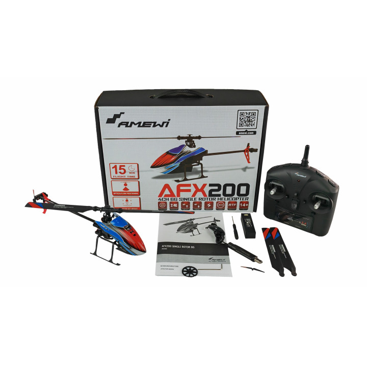 Amewi AFX200 SINGLE-ROTOR HELIKOPTER 4-KANAL 6G RTF