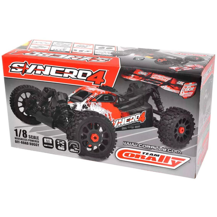 SYNCRO-4 - BUGGY 4WD 3-4S - RTR - modrá