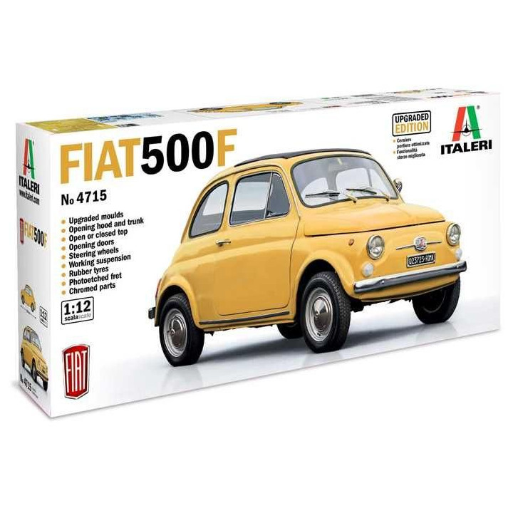 Model Kit auto 4715 - FIAT 500 F 1968 upgraded edition (1:12)