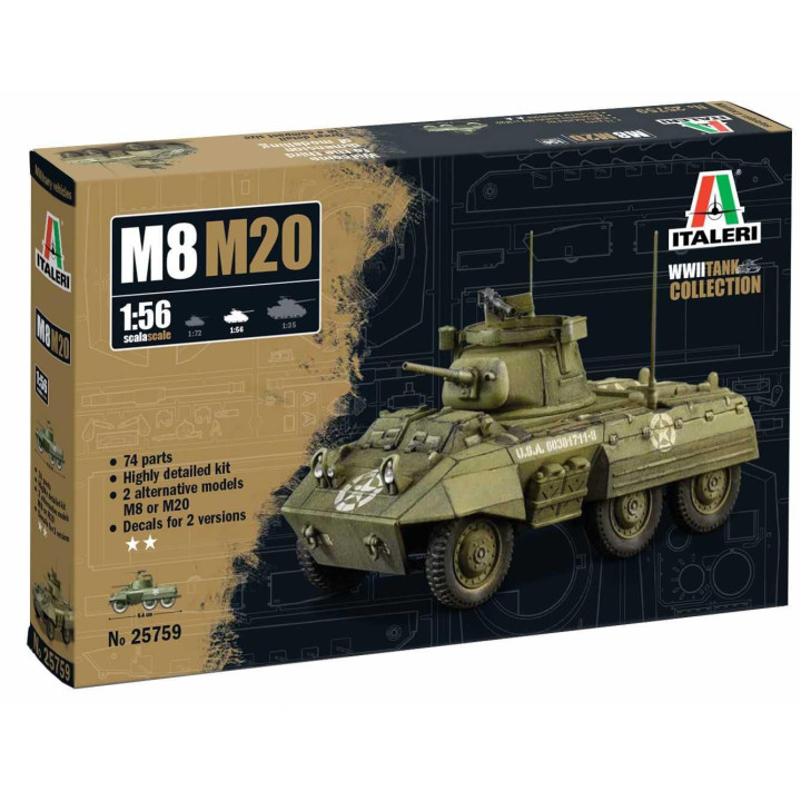 Model Kit military 25759 - M8/M20 (1:56)