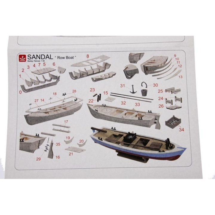 Türkmodel rybářská loď 1:35 kit