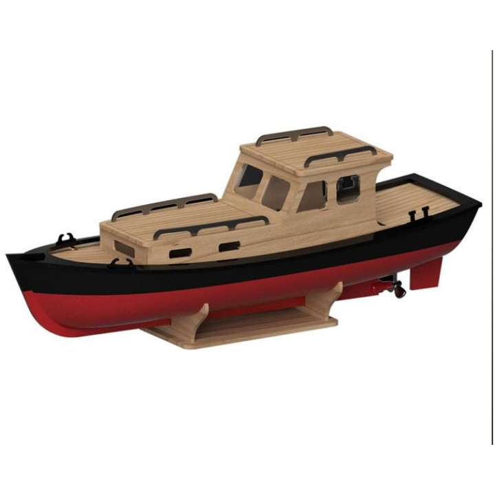Türkmodel kabinový motorový člun 1:35 kit