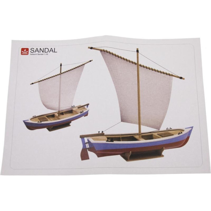 Türkmodel plachetnice 1:35 kit
