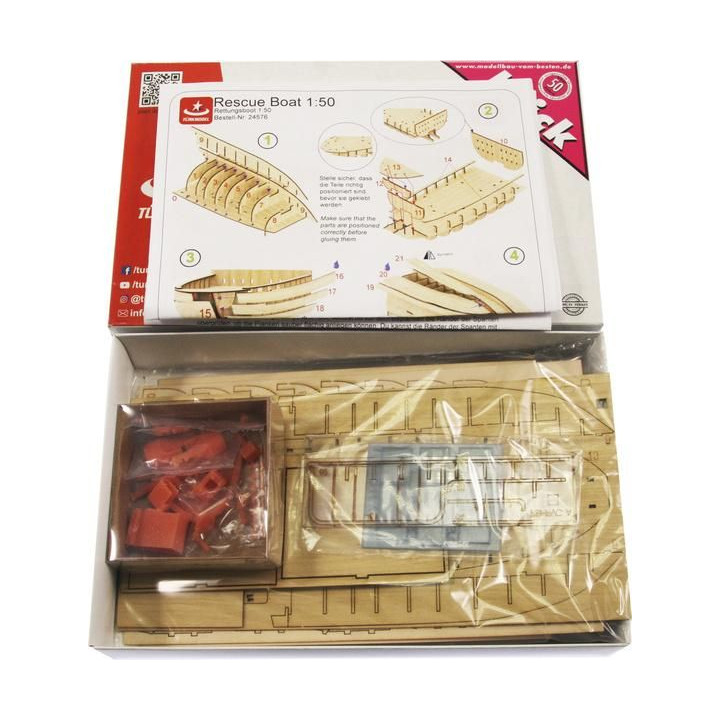 Türkmodel záchranný člun 1:50 kit