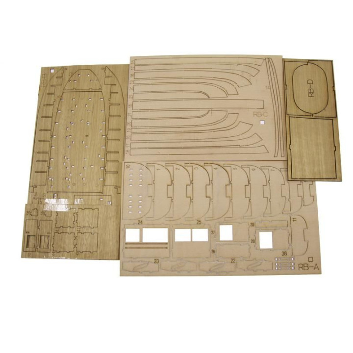 Türkmodel záchranný člun 1:50 kit