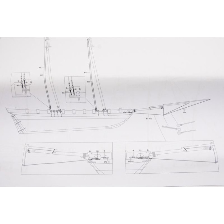 Vanguard Models Grecian US Baltimore 1813 1:64 kit