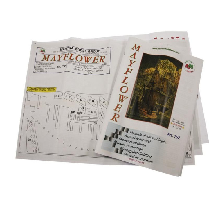 Mantua Model Mayflower 1:64 kit