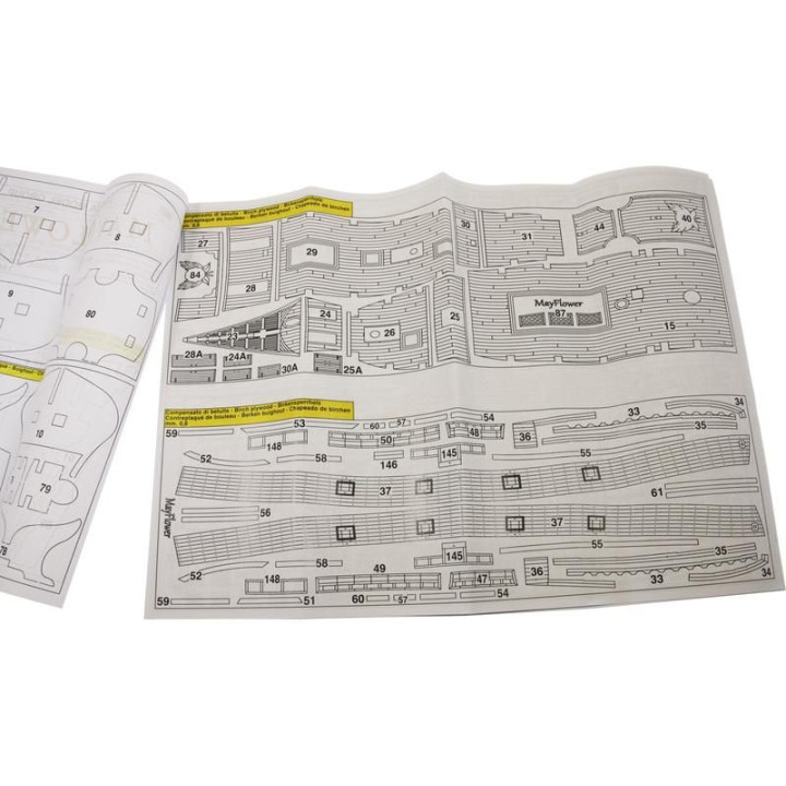 Mantua Model Mayflower 1:64 kit