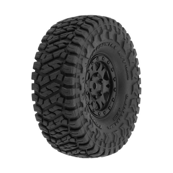 Pro-Line kolo s pneu 1:24 Toyo Open Country 1.0", disk H7 černý+ (4)