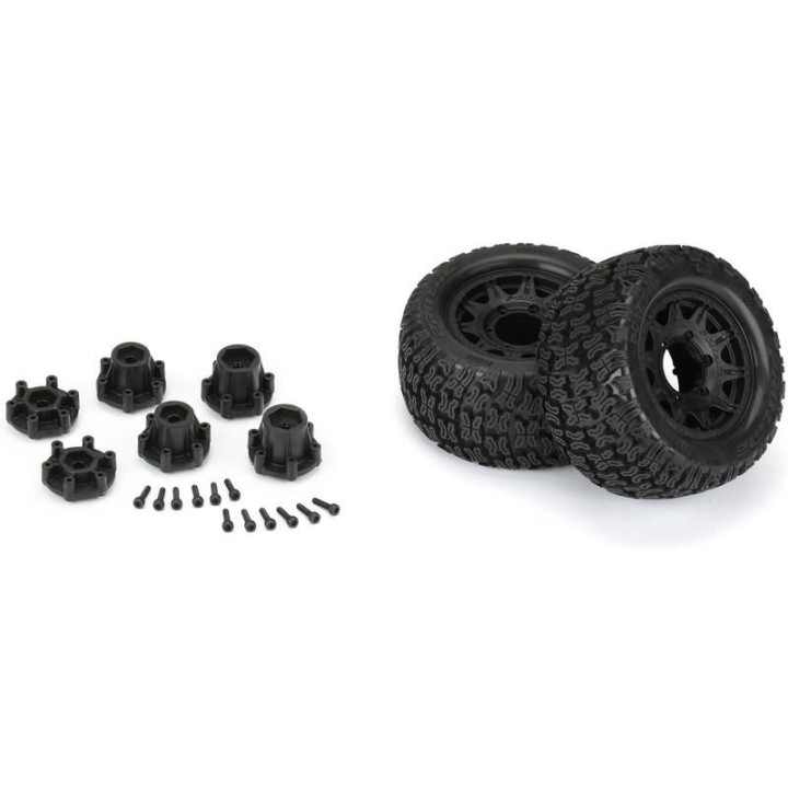 Pro-Line kolo s pneu 1:10 Bonesaw 2.8", H12/H14 disk černý (2)