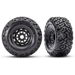 Traxxas kolo 2.2/3.2", disk černý, pneu Maxx Slash belted (2)