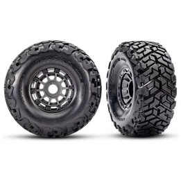 Traxxas kolo 2.2/3.2", disk šedý, pneu Maxx Slash belted (pár)