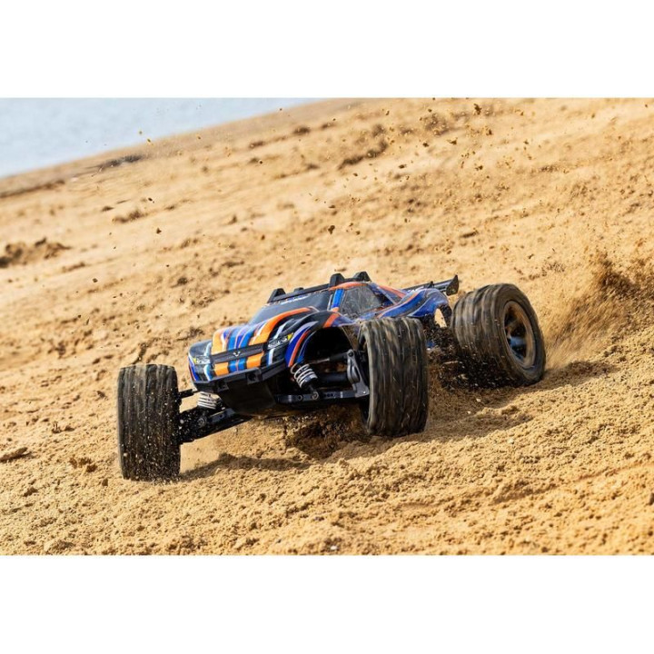 Traxxas Rustler 1:10 VXL HD 4WD RTR modrý