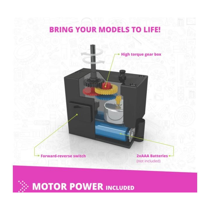 Engino Creative Builder Designer 30 modelů + motor