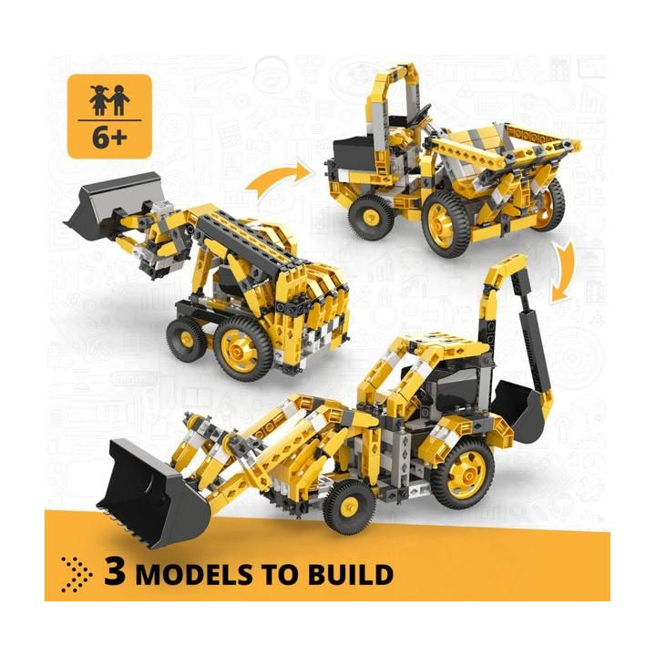 Engino Creative Builder nakladač s rypadlem 3v1