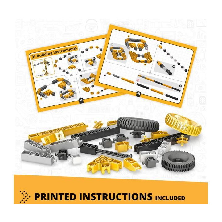 Engino Creative Builder vysokozdvižný nakladač 3v1 + motor