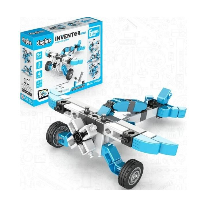 Engino Inventor Mechanics akrobatické letadlo 5 modelů