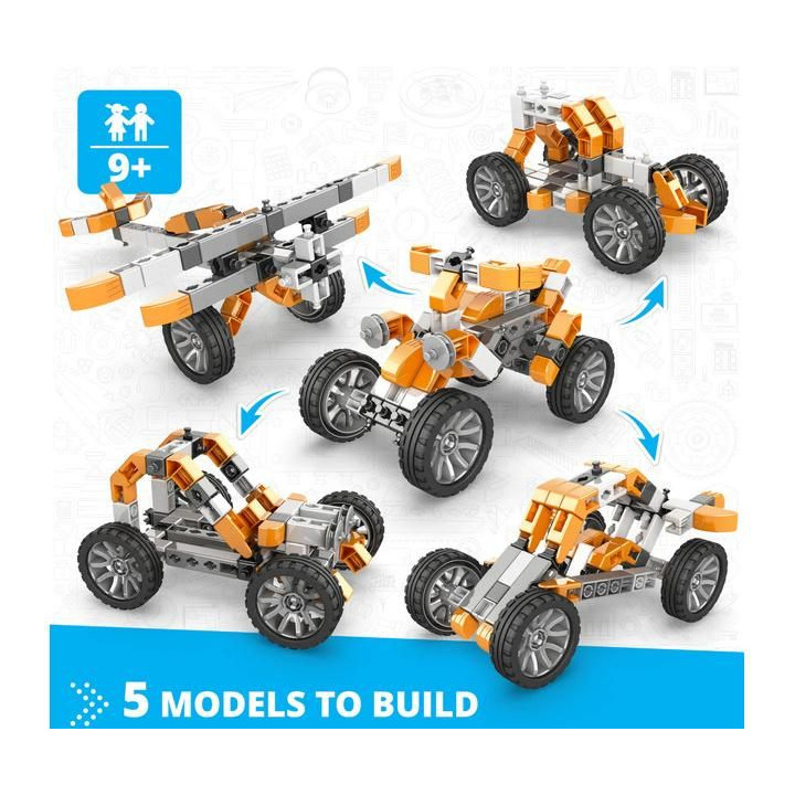 Engino Inventor Mechanics čtyřkolka 5 modelů