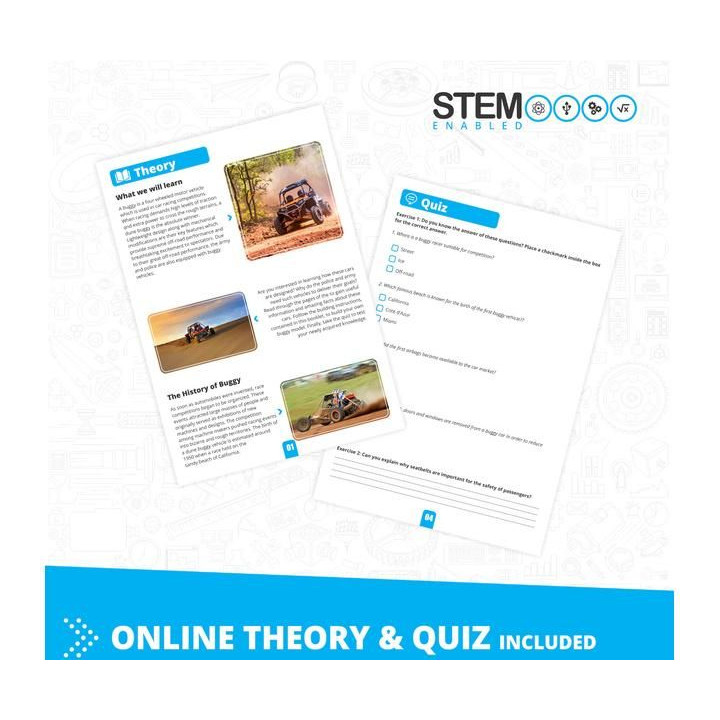 Engino Inventor Mechanics plážová bugina 5 modelů