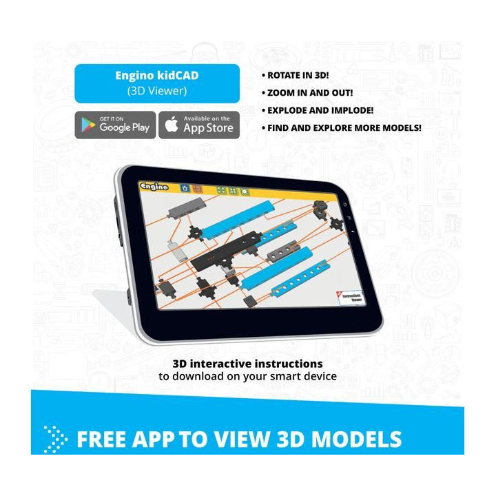 Engino Inventor Mechanics plážová bugina 5 modelů