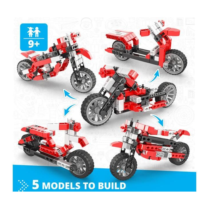 Engino Inventor Mechanics motorka 5 modelů