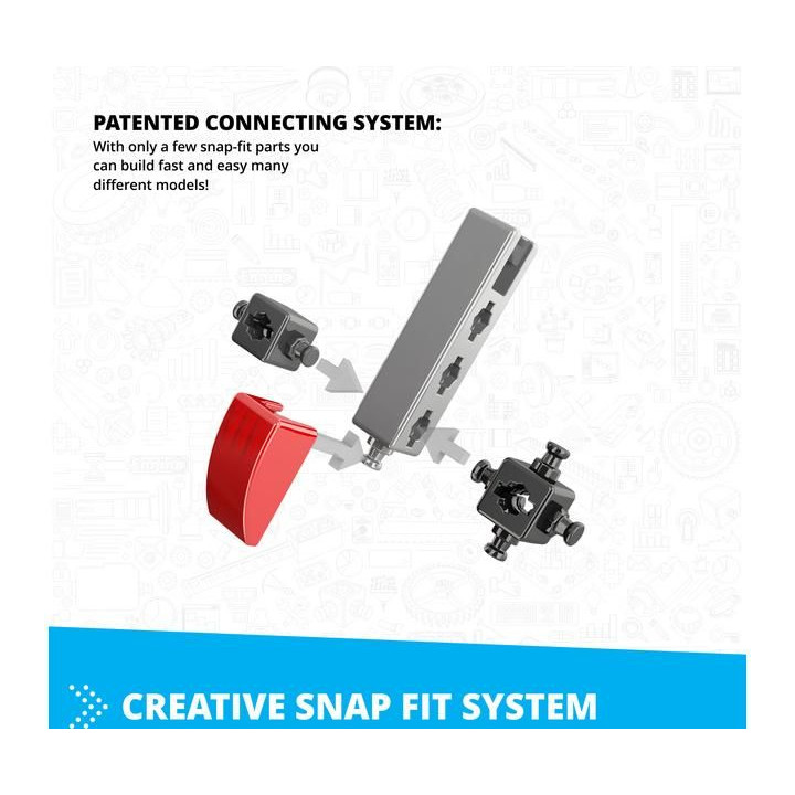 Engino Inventor Mechanics motorka 5 modelů