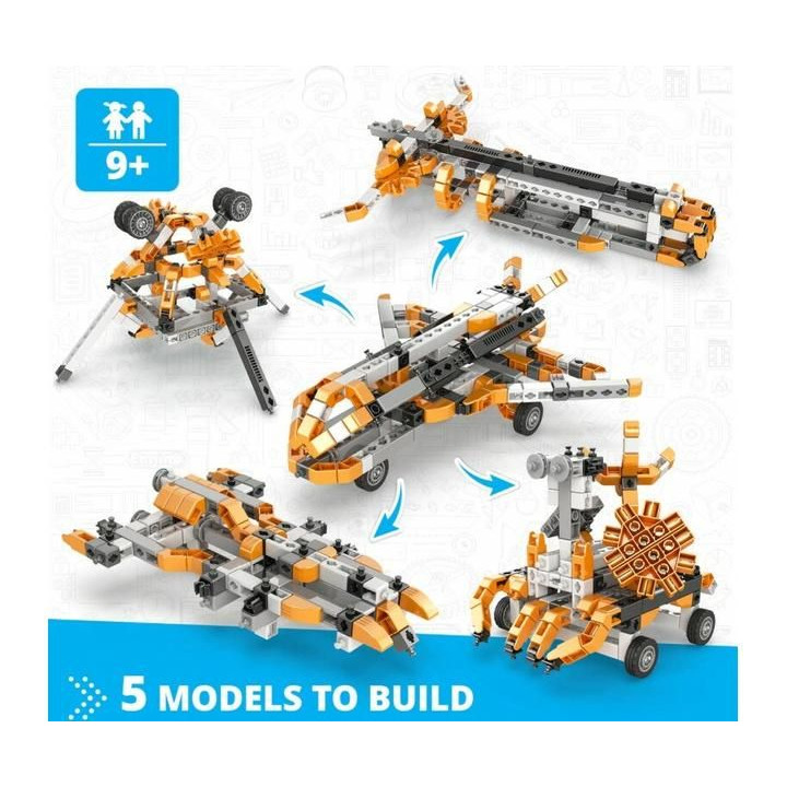 Engino Inventor Mechanics raketoplán 5 modelů