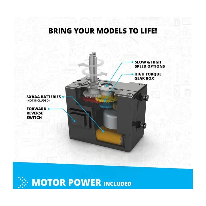 Engino Inventor Mechanics čtyřkolka 10 modelů