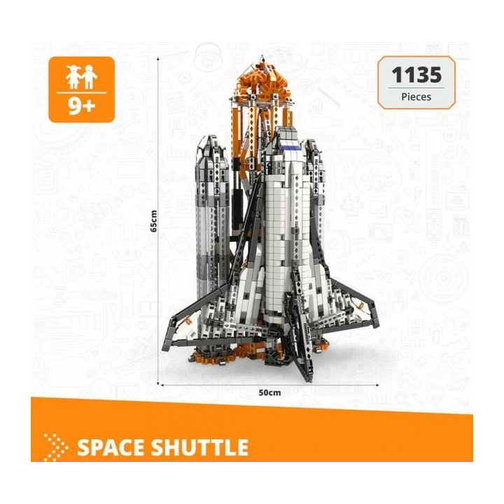 Engino Mega Builds raketoplán Challenger