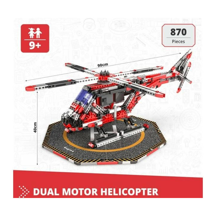 Engino Mega Builds vrtulník + dva motory