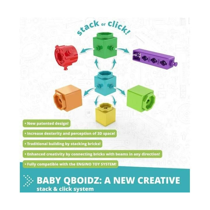 Engino Baby Qboidz Moje první kroky - velký set