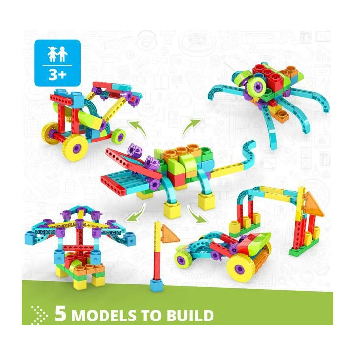 Engino Qboidz aligátor 5 modelů