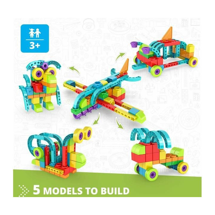 Engino Qboidz letadlo 5 modelů